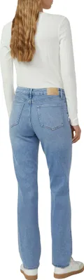 Produktbild von s.Oliver Jeans Karolin Damen Regular Fit Mid Rise Straight Leg blau