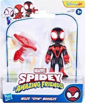 Image de Figurine Marvel Spidey Miles Spin Morales, 7 cm