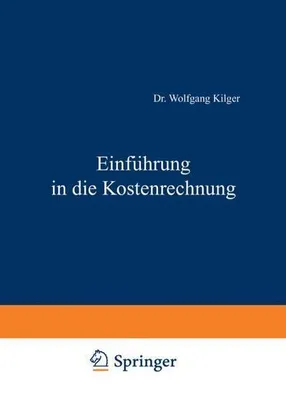 Obrázek produktu pro Einführung in die Kostenrechnung