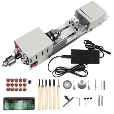Obrázek produktu pro Miniaturní vrtačka, 24 V, 7 rychlostí, 4000-8000 otáček za minutu, rozsah upínání 0,6-6,5 mm