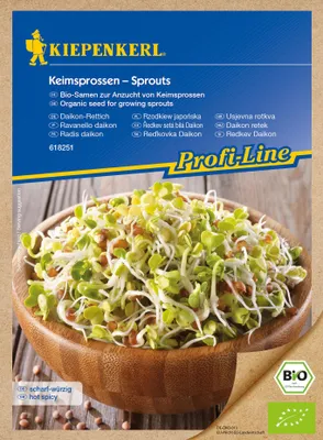 Produktbild von Kiepenkerl Keimsprossen Daikon-Rettich Inhalt: 60 g