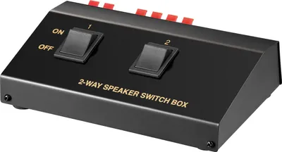 Produktbild von Lautsprecher-Umschaltbox, Schwarz