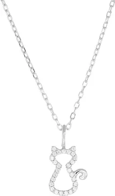 Image de Colliers avec pendentif Amen argent de 43 cm à 49 cm Collection Coccole Luxury - femme