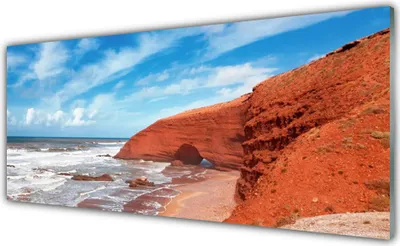 Produktbild von Glasbilder 125x50 Wandbild Druck auf Glas Meer Landschaft