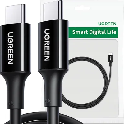 Immagine prodotto di Cavo Usb-C Do Usb-C Ugreen Us300, 100W, 5A, 1M (Czarny)