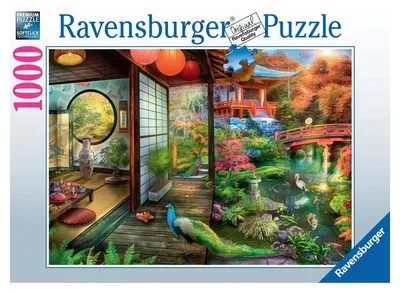 Immagine prodotto di Ravensburger Puzzle da 1000 p: l'ora del nel giardino giapponese