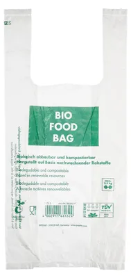 Produktbild von 100x Hemdchentragetaschen Knotenbeutel Folie 12my transparent 47x22cm
