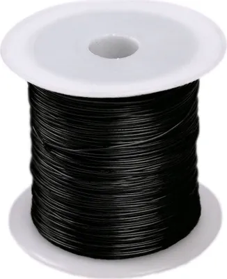 Produktbild von Schwarzer Blumendraht 0,3 mm x 20 m