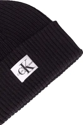 Image de CALVIN KLEIN JEANS - Women's ribbed beanie with logo patch  - Size One size