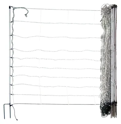 Produktbild von horizont Schafnetz turbomax extra | 105 cm hoch | 50 m lang | Doppelspitze | elektrifizierbar Ultimative Sicherheit und Standfestigkeit für Ihre Schaf- und Ziegenweide!