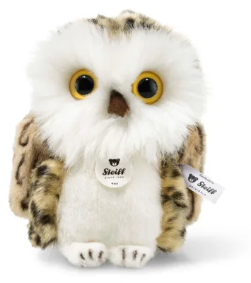 Produktbild von Steiff Kuscheltier Eule Wittie Plüsch weiß - weiches Stofftier 12 cm