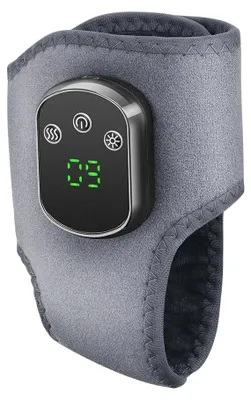 Produktbild von Beheizte Fußgelenkbandage - Massagebandage - 1 Stück - Rotlichttherapie - 5 Temperaturstufen - 3 Massagemodi - 20-Minuten-Timer - USB-C