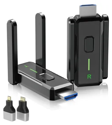 Immagine prodotto di Trasmettitore e ricevitore HDMI wireless con portata di 150 metri (500 piedi) e decoder 4K