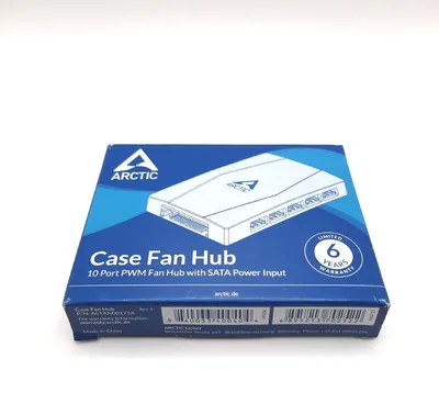 Image de ARCTIC Case Fan Hub 10-fois PWM distributeur de ventilateur SATA Power Ventilateur de boîtier (10,18)