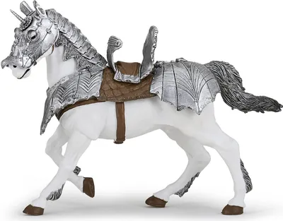 Image de Figurine de jeu Papo Cheval en armure