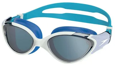 Image de Lunettes de natation Speedo Biofuse 2.0 à verres miroités pour femmes, bleu  Femme, bleu, taille unique