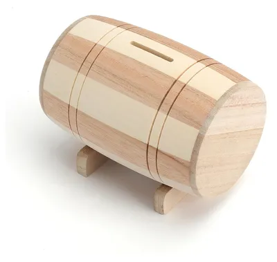 Produktbild von Sparschwein aus Holz, Schatztruhe, Geldkasten