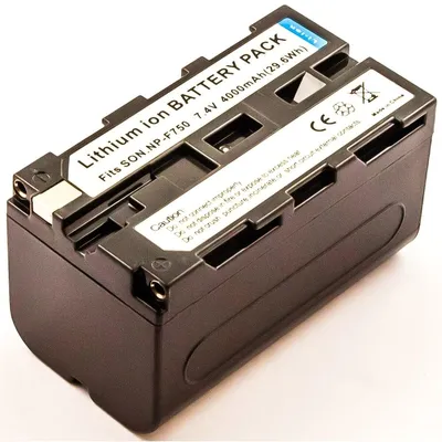 Immagine prodotto di Batteria per Sony HXR-MC2000E agli ioni di litio, 7,4 V, 6000 mAh, nera