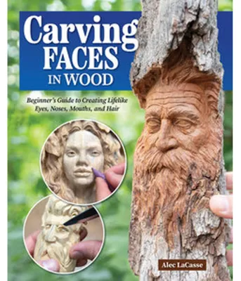 Productafbeelding van Carving Faces in Wood