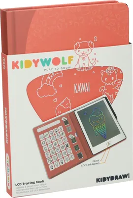Produktbild von Kidywolf Kidydraw Malbuch Rosa