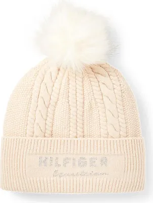 Obrázek produktu pro Tommy Hilfiger Jezdecká čepice Perry s bambulí