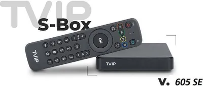 Produktbild von TVIP S-Box v.605 SE IPTV/OTT 4K UHD Media Player inkl. WLAN
