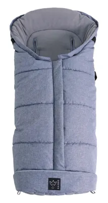 Produktbild von Kaiser, 65748320 Thermo Fleece Kinderwagen Fußsack Pooly, denim blue melange