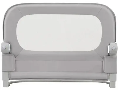Obrázek produktu pro Skládací zábradlí k posteli s odnímatelným potahem BS10052GR, 80 x 60 cm, šedé