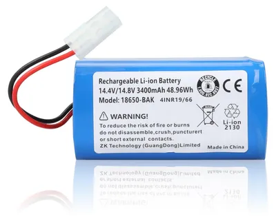 Ersatzakku 14,4 V 3000 mAh für Saugroboter, Li-Ion