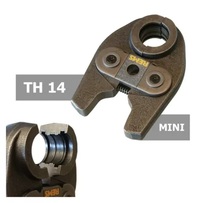 Produktbild von Rems MINI lisovacie kliešte / lisovacie čeľuste - TH - profil, veľkosť TH 14 (lisovacie čeľuste)