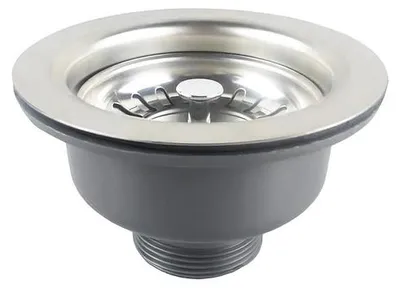 Produktbild von Küchenablauffilter - Ø 110 mm - 11/2 Zoll - Hochwertig - Anti-abrasiert - Für Spüle - Edelstahl