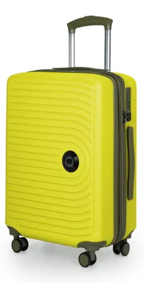 Immagine prodotto di HAUPTSTADTKOFFER Mitte - Valigia per bagaglio a mano 55x40x23 cm con estensione XL carrello cabina aereo, 4 ruote, bagaglio a mano TSA, 55 litri,Lemon
