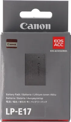 Productafbeelding van Originele Canon LP-E17 accu, geschikt voor Canon BG-E18, EOS M3, EOS M5, EOS 250D, EOS 760D
