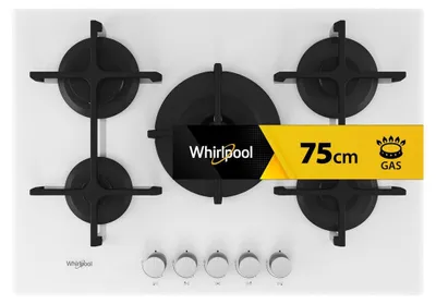 Image de Whirlpool GOA 7523/WH Blanc Intégré 75 cm Gaz 5 zone(s)