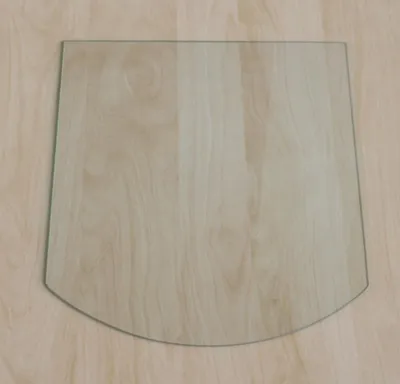 Produktbild von Segmentbogen 120x140cm - Funkenschutzplatte Kaminbodenplatte Glasplatte