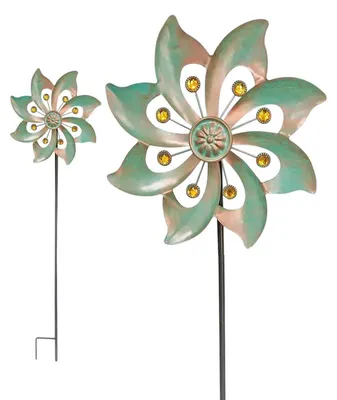 Produktbild von Windspiel Metall 3D kinetisch Bronze für Garten Terrasse Rasen Dekoration