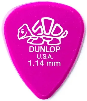 Produktbild von 72x Dunlop Delrin 500 Plektren - 1,14 mm - magenta