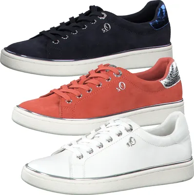 Produktbild von s.Oliver 5-23625-24 Damen Sneaker Halbschuhe Schnürschuhe , Größe:37 EU, Farbe:Weiß