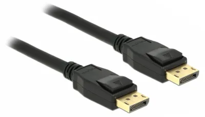 Image de DELOCK Câble Displayport DP -> DP mâle/mâle 3.00m noir 4K