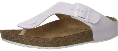 Produktbild von Haflinger Pantoletten,Abs.b.35mm, m.Fußbett in weiss/weiss kombi, Gr. 38