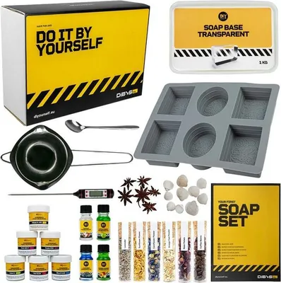 Produktbild von DIY-Seifenherstellungsset - Basteln und Lernen, weiße Glycerinbasis
