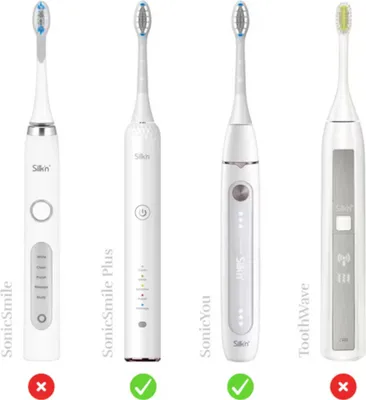 Produktbild von Silk'n SYR4PEUWR001, 4 Stück(e), Weiß, Weich, SonicYou und SonicSmile Plus