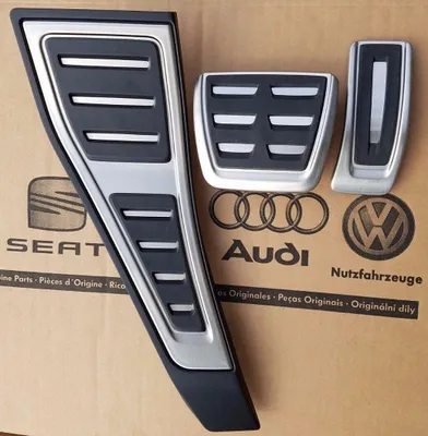 Für Audi A4 B9 8W ab 2015- RHD Original Audi Pedale + Fußstütze für Automatik in der Farbe von Volkswagen AG