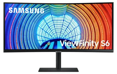 Produktbild von Samsung LS34A650UXU, 86,4 cm (34"), 3440 x 1440 Pixel, UltraWide Quad HD, LED, 5 ms, Schwarz