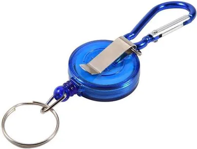 Image de Sécurité pour hameçons de pêche - Support de câble résistant à la traction - Accessoires de pêche - Sangle résistante - 75 cm - Bleu turquoise