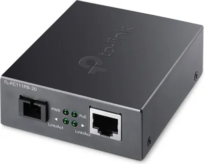 Immagine prodotto di TP-Link TL-FC111PB-20 Convertitore multimediale di rete 100 Mbps nero