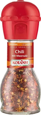 Obrázok produktu pre Kotanyi chilli s morskou soľou jodizovanou Pozor ohnivo pálivé 35g