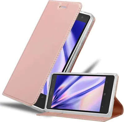 Obrázek produktu pro Pouzdro na mobilní telefon Cadorabo pro Nokia Lumia 1020 Protective Case in Pink Cover Case Booklet