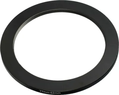 Produktbild von vhbw Step-Down-Ring Adapter 77 mm auf 62 mm für Kamera Objektiv - Filteradapter Metall