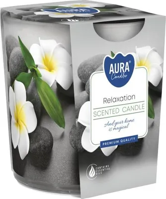 Image de BISPOL Aura 22H RELAXATION Bougie parfumée en verre